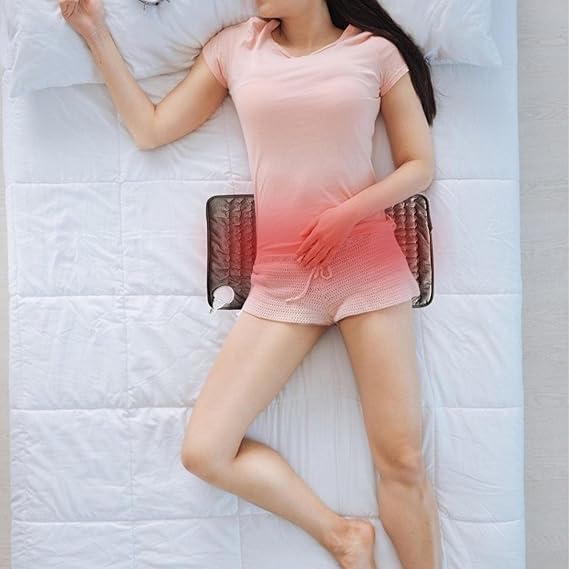 Electric Heating Pad | Multifunctional Electric Blanket with Timer for Shoulder, Neck, Back, Spine, and Leg Pain Relief Image