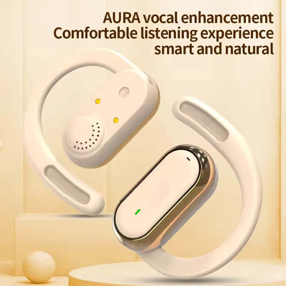 U-17H Wireless Bluetooth Headphones - Smart Touch Control, IPX5 Waterproof, Sports Earbuds for All Smartphones (Black) Image