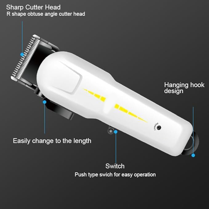 DL-1172 Professional Rechargeable Electric Hair Trimmer | Precision Grooming for Men | Sleek, Powerful, and Cordless Image