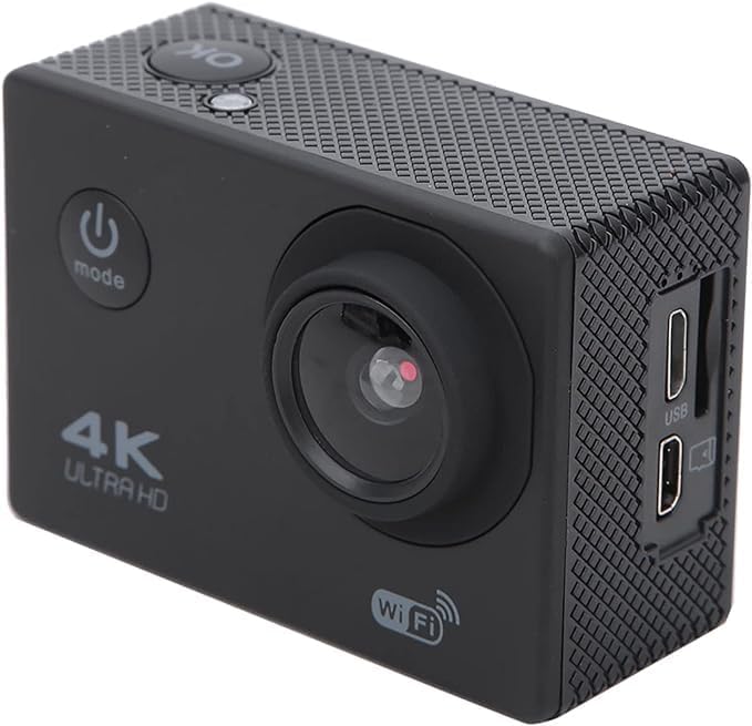 HD 1080P Outdoor WiFi Sports Camera with Waterproof Housing & Accessory Kit – 140° Wide Angle Lens for Adventure Sports Image