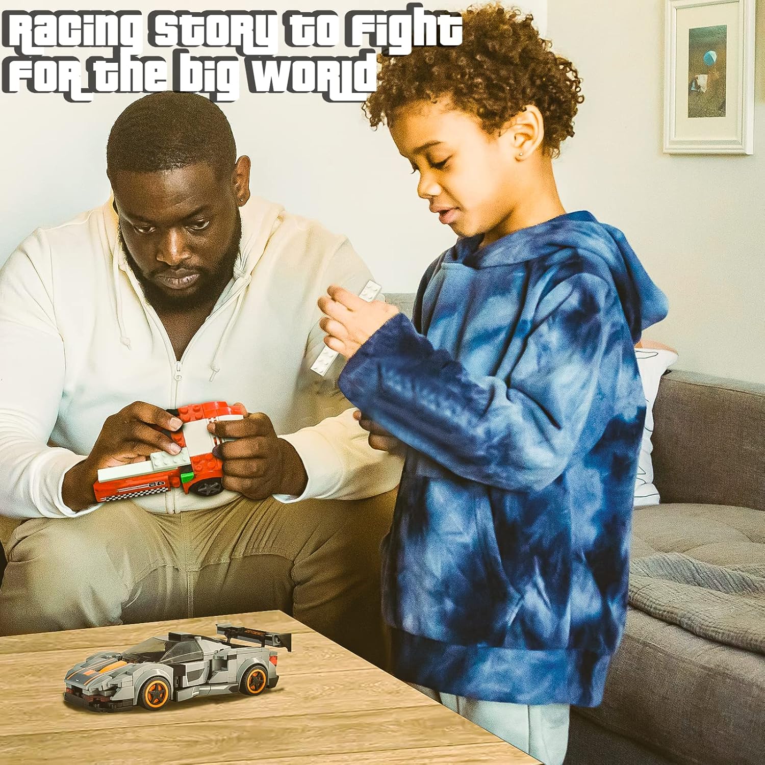 Come Alive McLaren Iconic Race Car Building Kit. Collectible speed champions construction toy for boys & girls aged 8+. Multicolor. Image