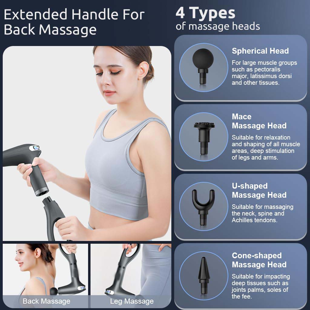 Professional Massage Gun – The Ultimate Tool for Comprehensive Deep Tissue Relief Image