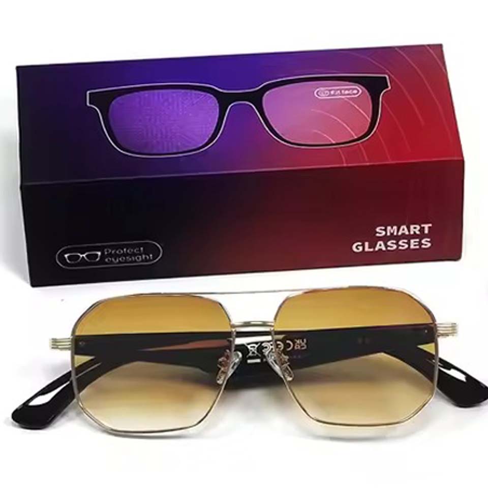 GY500 AI Sports Sunglasses - Wireless Translation, Music & Voice Control, Waterproof for Outdoor Activities Image