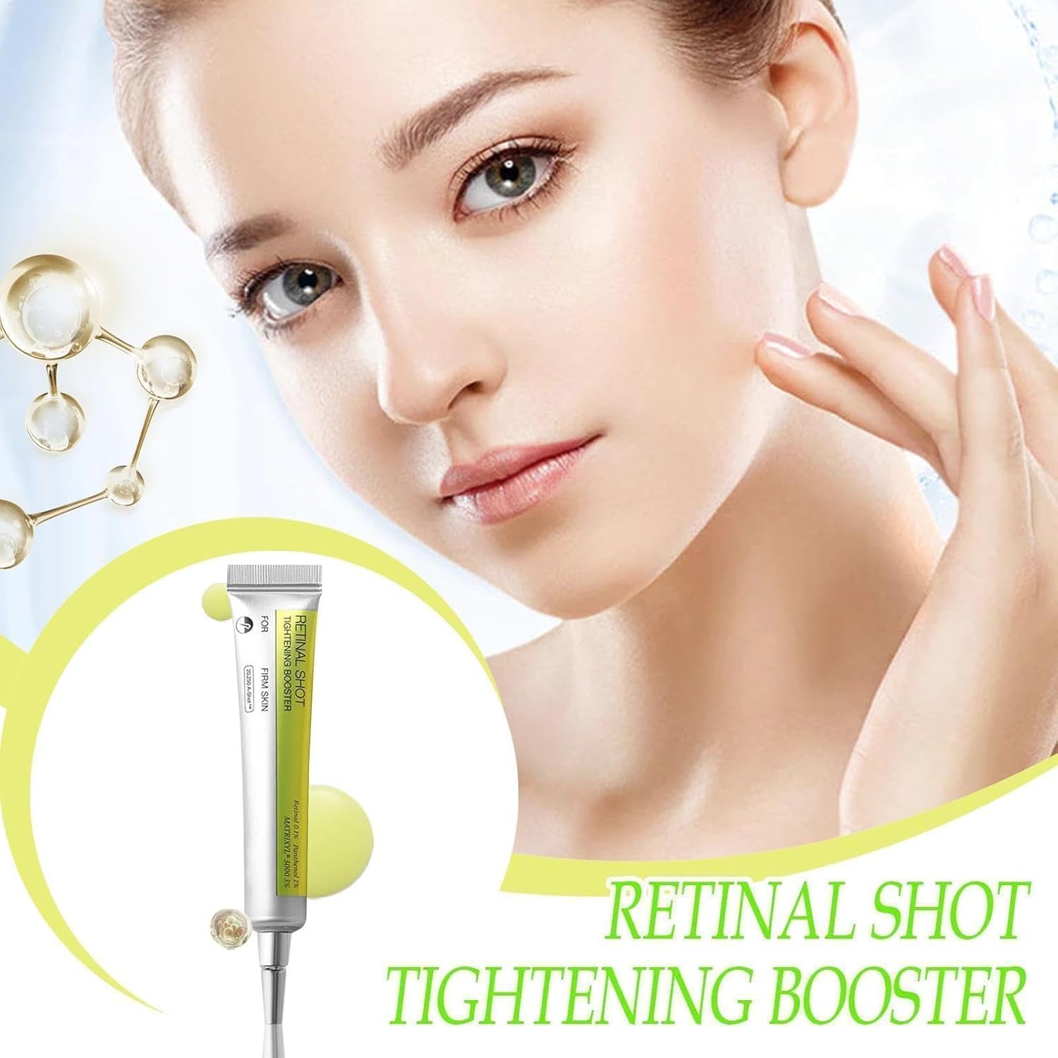 Vita A Retinal Shot Tightening Booster. Advanced retinal serum for deep wrinkles, firming & skin renewal. All skin types. Image
