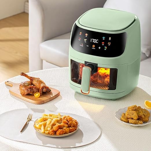 2400W Air Fryer | Powerful Cooking with LED Touch Panel, Large 8L Capacity, and Versatile Cooking Modes | Healthy Frying for Family Meals Image