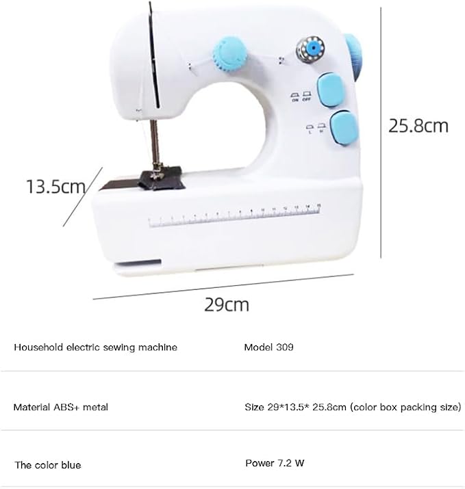 Beginner's Mini Sewing Machine | Portable & Perfect for DIY Projects and Household Use | Compact and Easy to Use Image