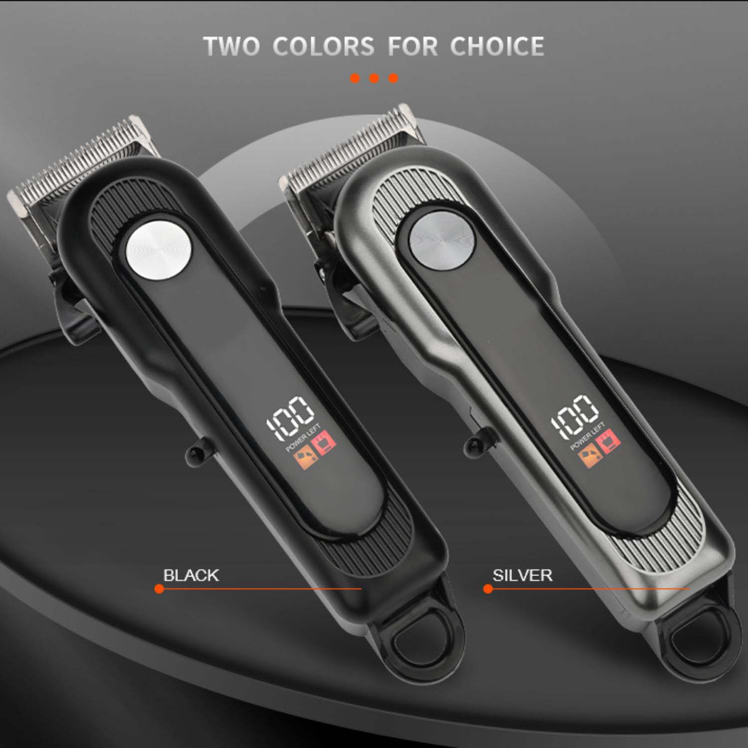 Pro Cordless Hair Clipper - 6500 RPM Rotary Motor, 240min Runtime, Digital Display, Taper Lever (Multi-Colour) Image
