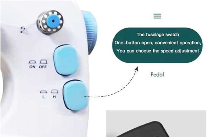 Beginner's Mini Sewing Machine | Portable & Perfect for DIY Projects and Household Use | Compact and Easy to Use Image