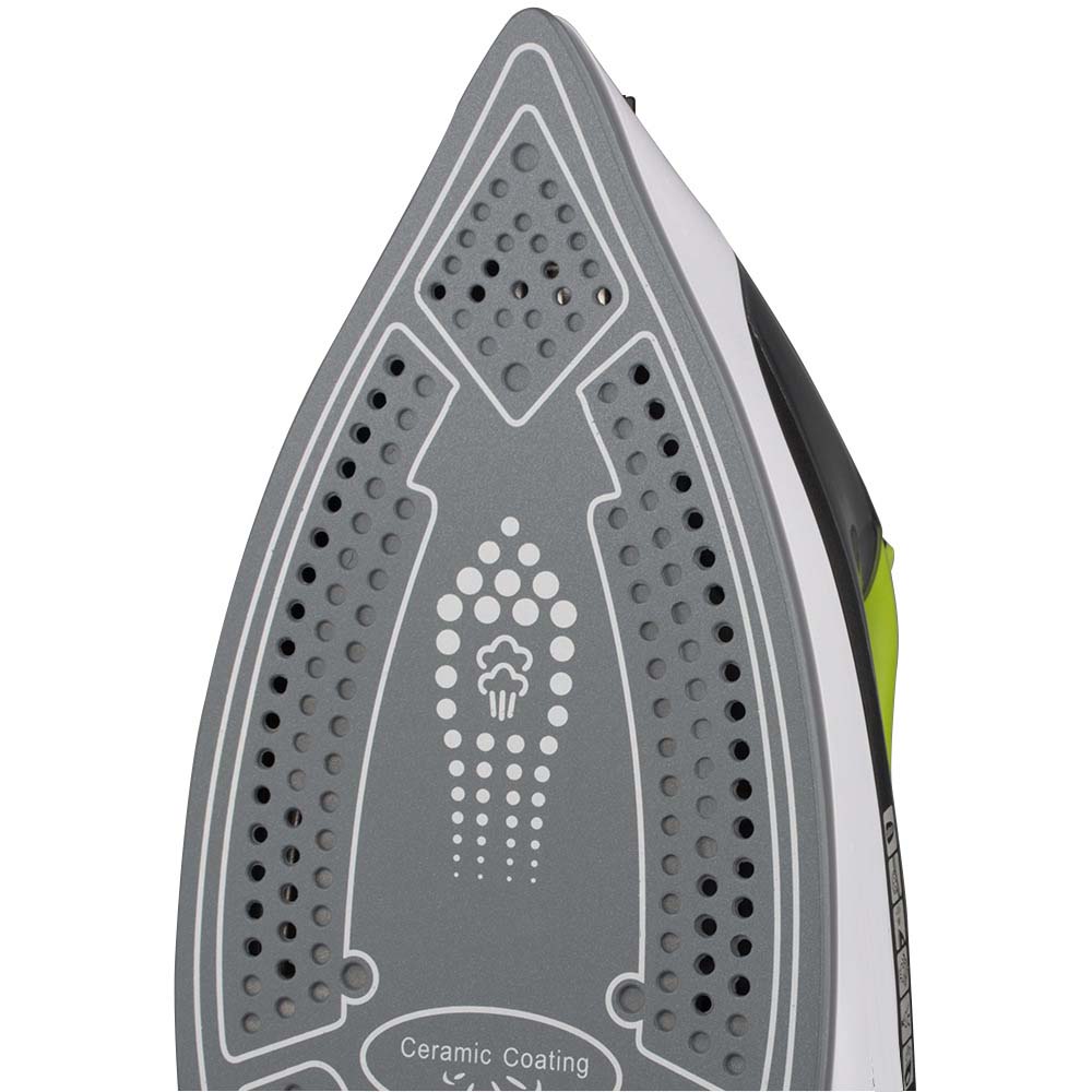 MI-2069 Smart Steam Iron - 1200W with Ceramic Soleplate, Auto Shut-Off & Vertical Steam Image