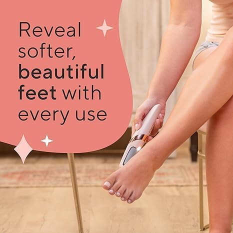Flawless Pedi | The Ultimate Electronic Foot Care Tool with Dual Rollers & LED Precision | Smooth, Soft Feet at Home Image