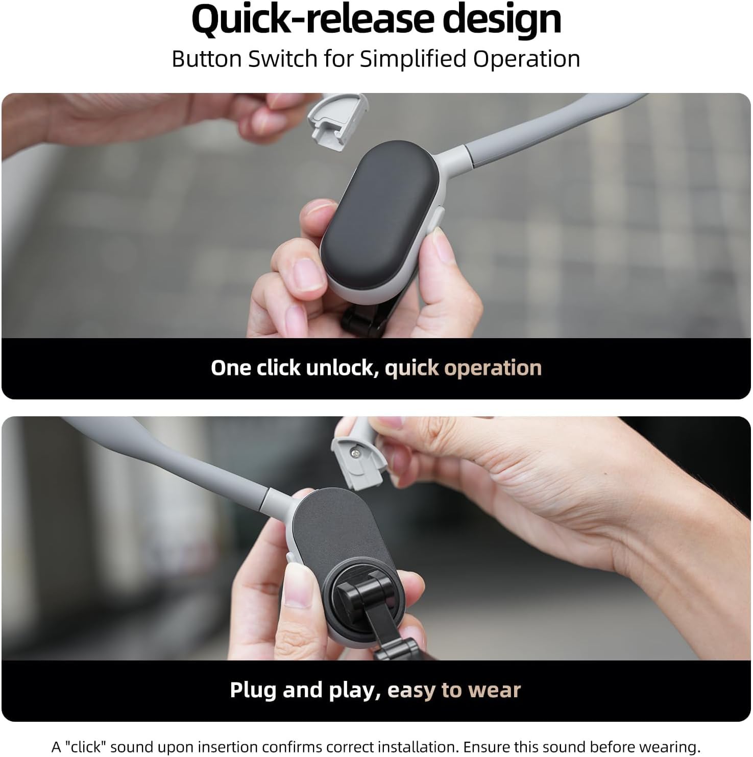 Magnetic Neck Mount - Hands-Free POV/Vlog Phone Holder, Multi-Angle, Compatible with iPhone & Android, Silicone Lazy Bracket Image