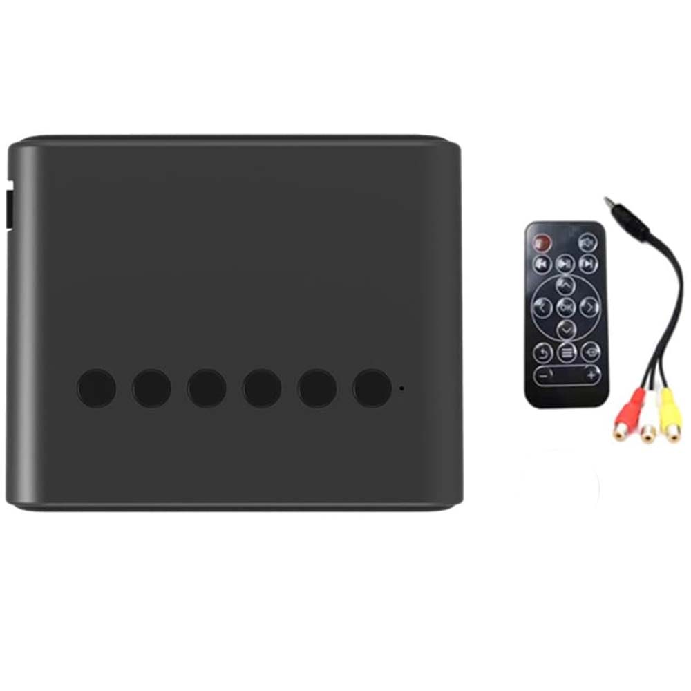 Mini Pocket Projector - HD Portable Movie Projector, Phone Screen Mirroring, Home Entertainment, Compact Black Design Image