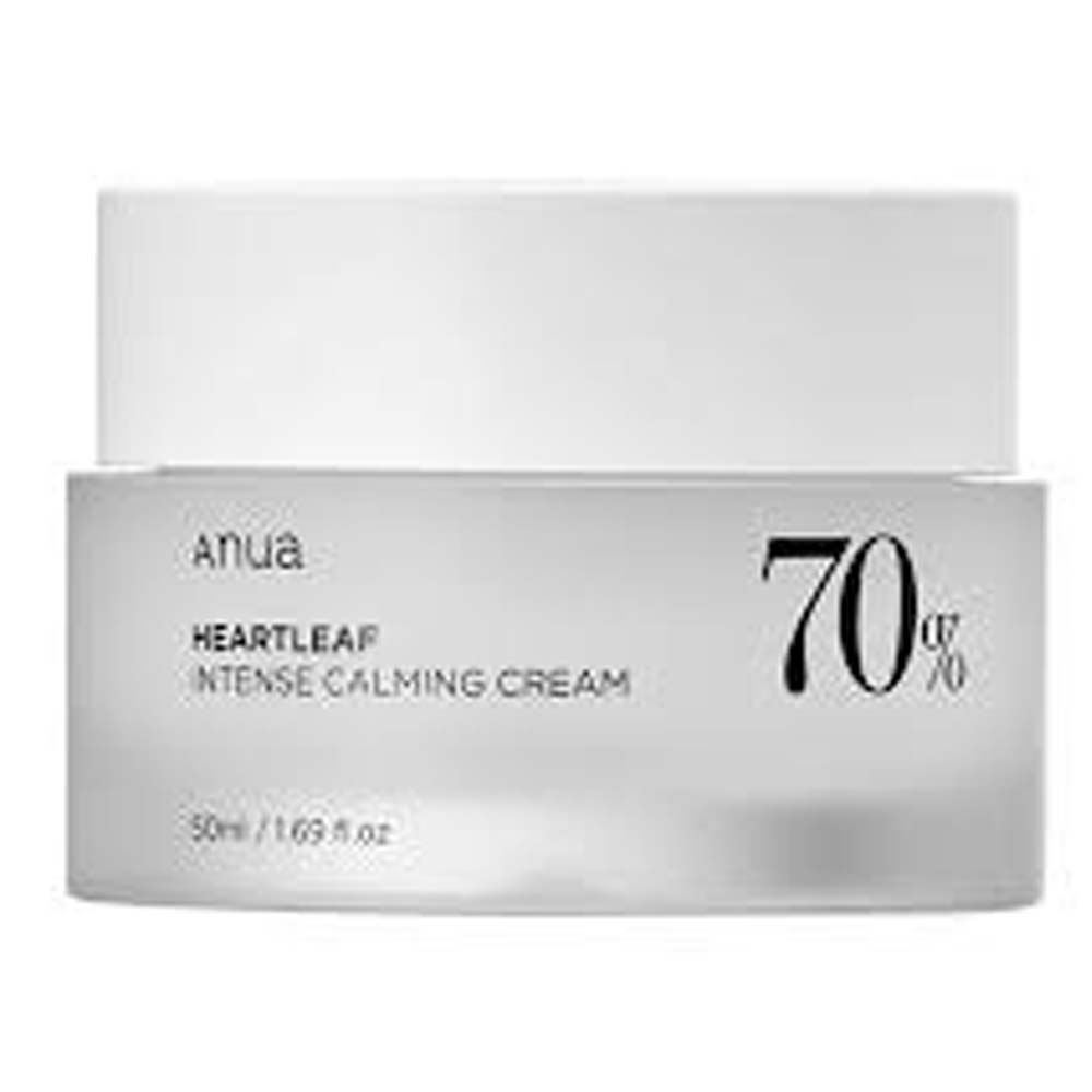 Anua Heartleaf 70 Intense Calming Cream 50ml - Soothing Moisturizer for Sensitive, Redness-Prone Skin Image