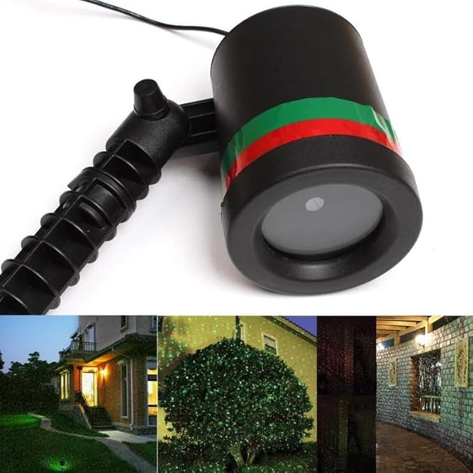 Indoor and Outdoor Laser Light Projector | Instantly Illuminate Your Home with Thousands of Dazzling Stars | Perfect for Parties, Holidays, and Décor Image