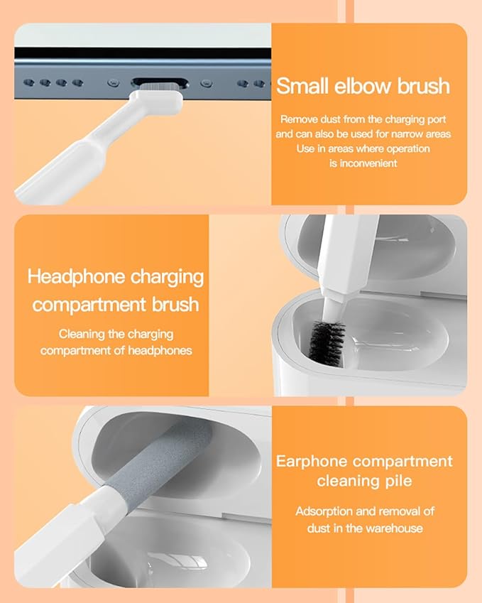 20-in-1 Electronic Cleaning Kit | Multifunctional Keyboard & Gadget Cleaning Tool Set for PC, Keyboards, Headphones, Laptops, and Cameras Image