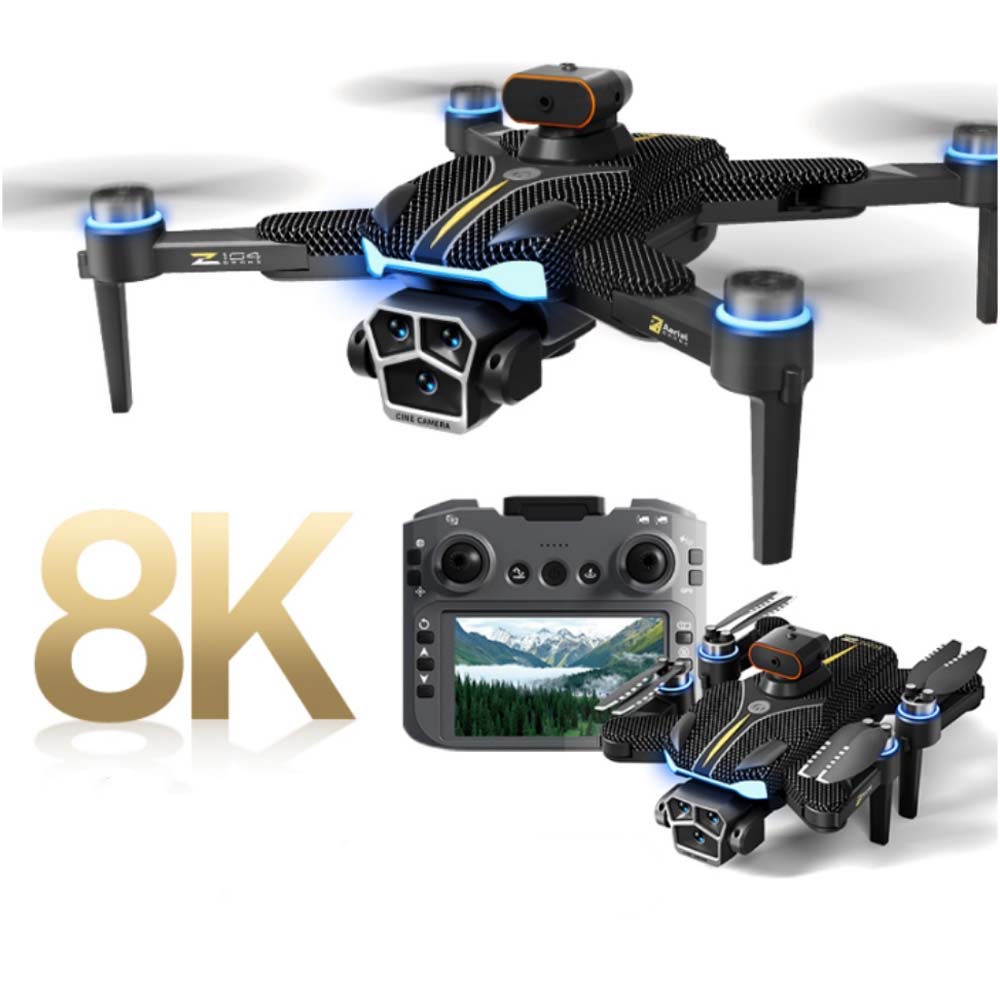 Z104 Drone with 4.5" Screen Remote. Professional GPS aerial photography drone with balance armor style. For kids & adults. Image