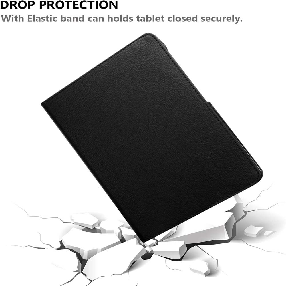360° Rotating Stand Cover Compitable for Galaxy Tab A 7.0" 2016 Case -  SM-T280/T285, Full Protective PU Leather Case (Multi) Image