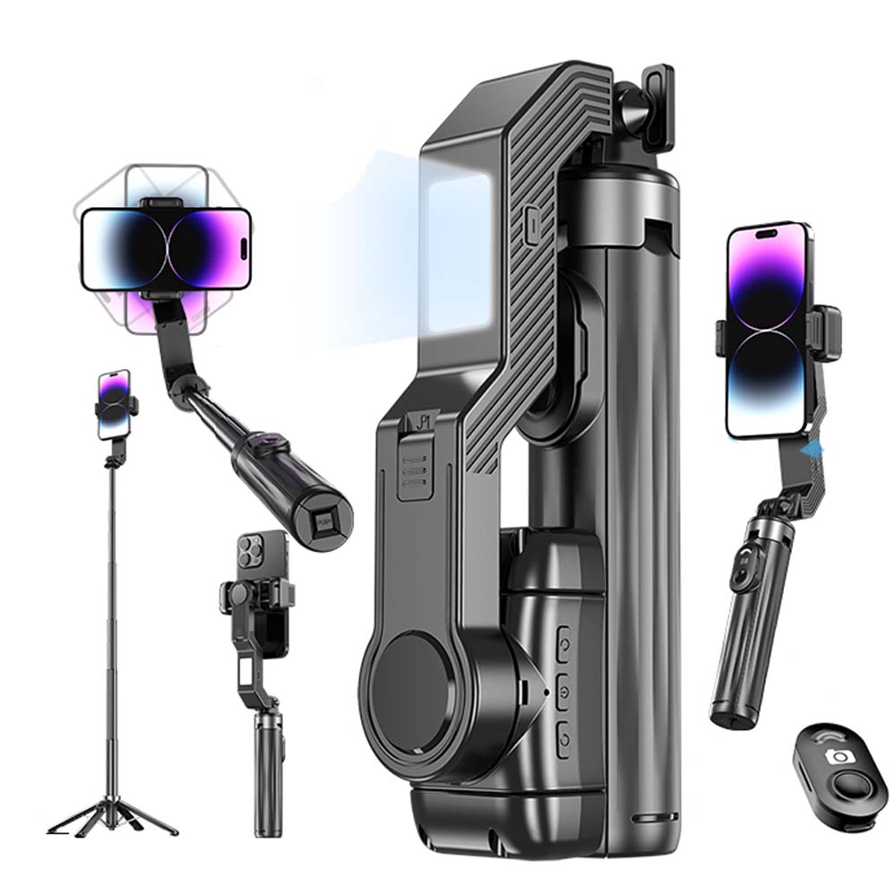 Q31 Handheld Gimbal Stabilizer -  Smartphone Stabilizer with Face Tracking, Wireless Remote & Tripod Stand Image