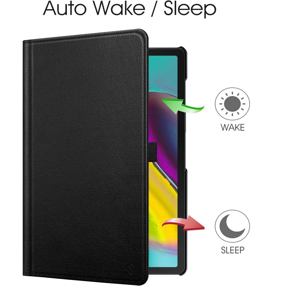 360° Swivel PU Leather Cover Compitable for Galaxy Tab S5e 10.5" Case -  w/Auto Sleep/Wake for SM-T720/T725/T727 (Multi) Image