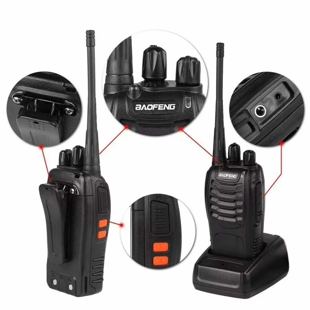 BF-888S UHF 400-470MHz Handheld Walkie-Talkie. 5W long-range ham radio for professional & commercial use. Wireless communication. Image