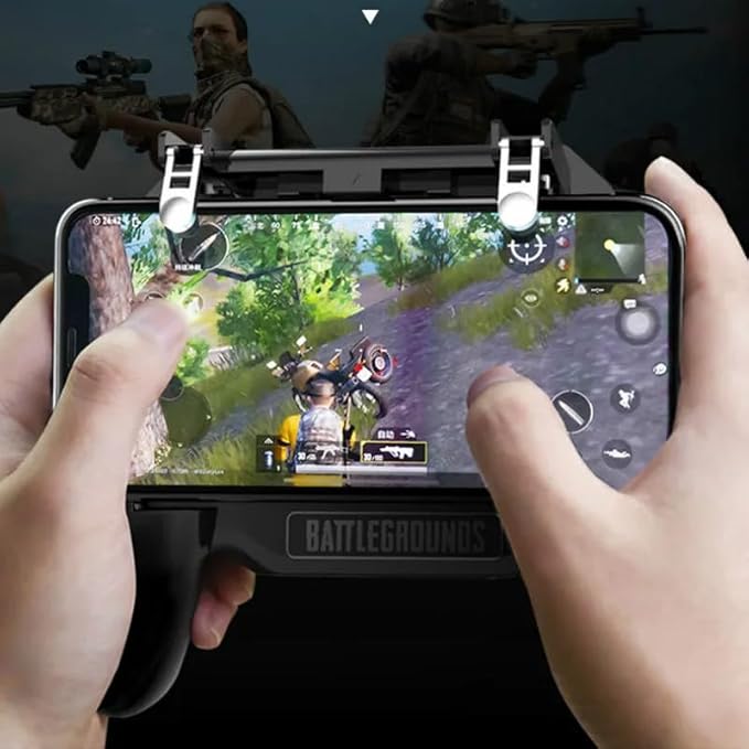 L1 R1 Gaming Controller Joystick for Android & iPhone – PUBG Mobile Gamepad with 2500mAh Battery Image