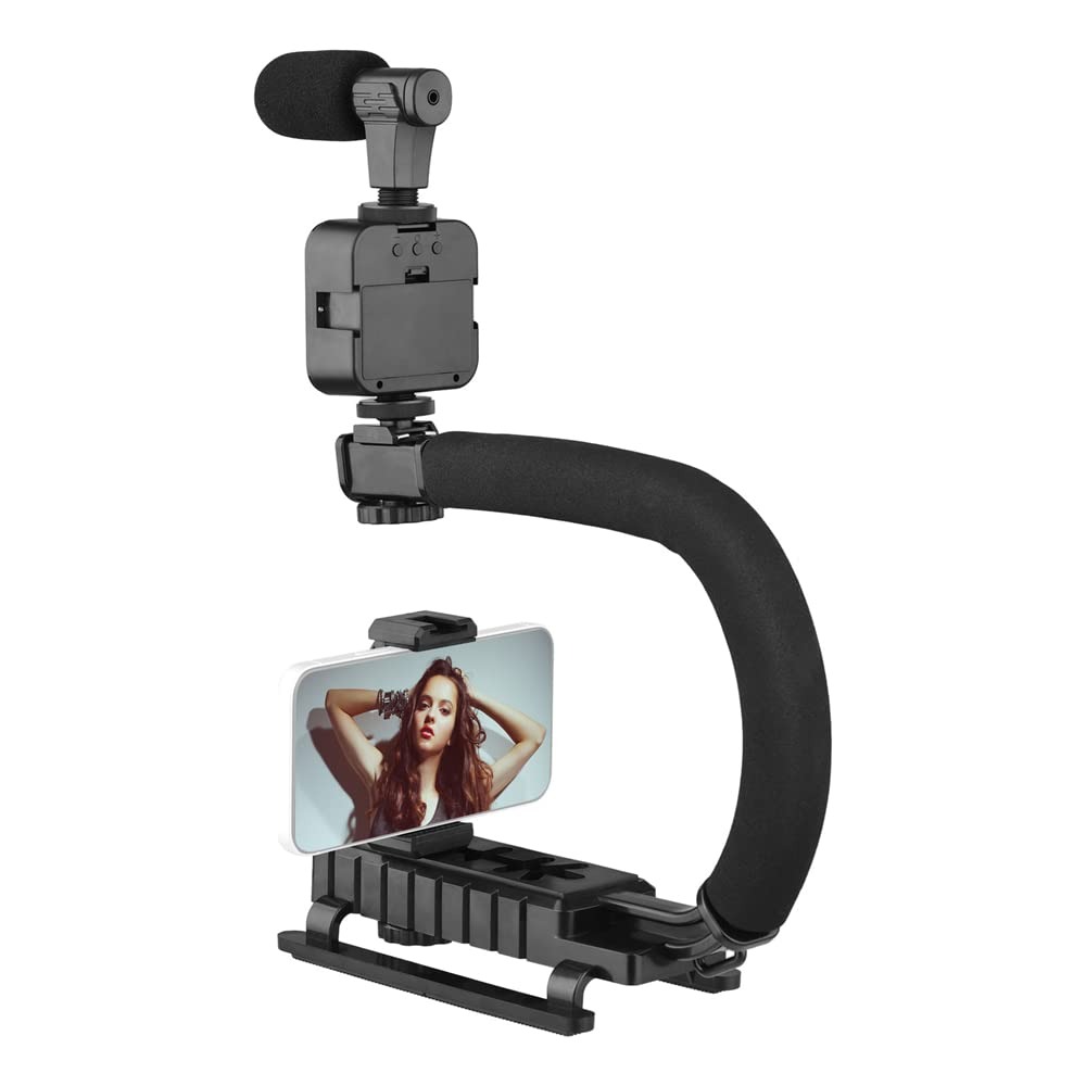 AY-49U U-Shaped Video Making Handheld Stabilizer Kit – Camera Gimbal for Smooth Filmmaking Image