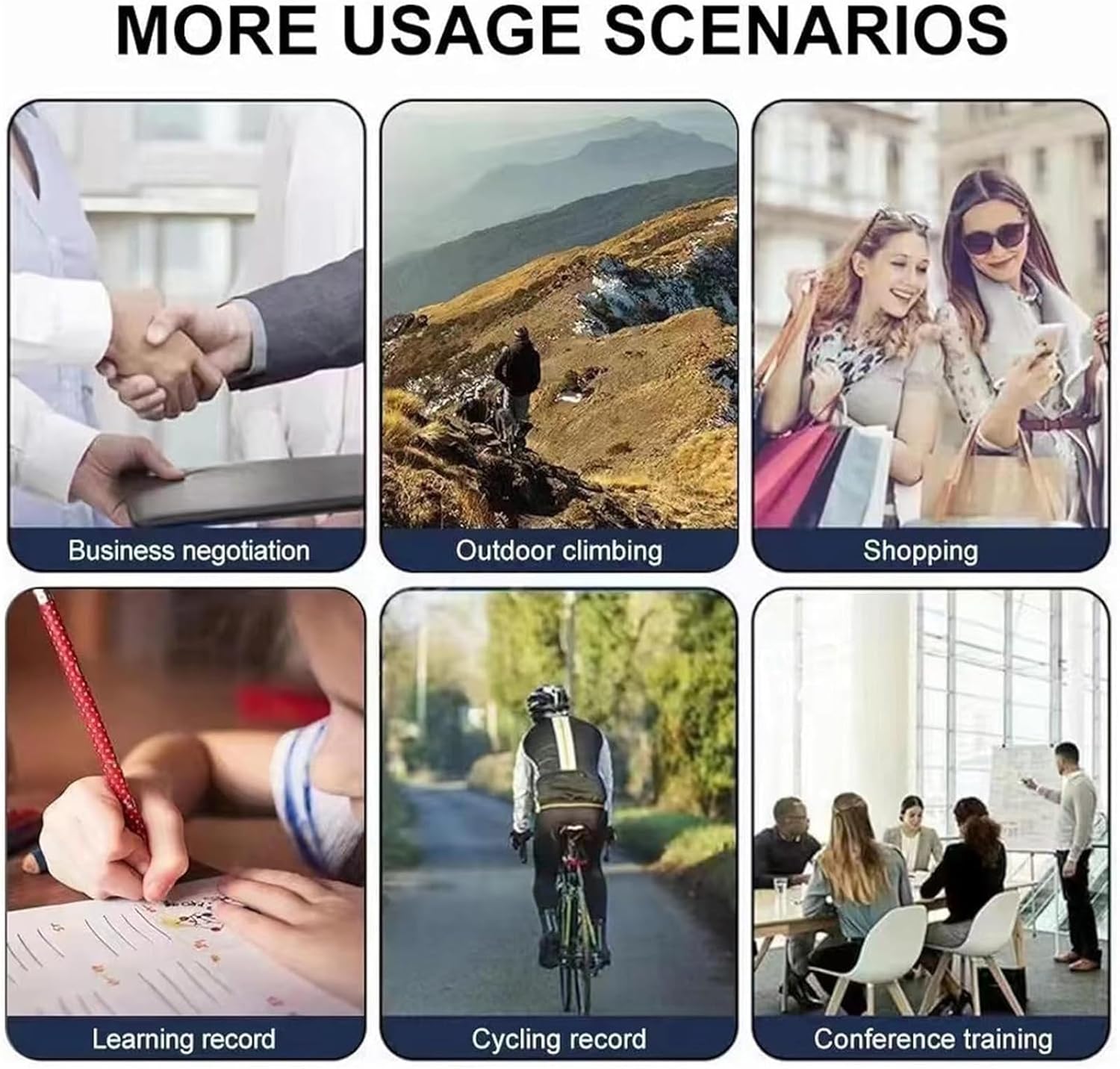 HD 1080p Noise Reduction Body Camera | Portable Body Worn Camera with Night Vision, WiFi, Audio/Video Recording, Back Clip, 180° Adjustable Angle Image