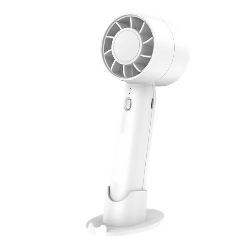 Portable Handheld Turbo Fan - High-Speed Rechargeable Personal Fan with Plastic Body for Travel, Outdoor, Home & Office Image