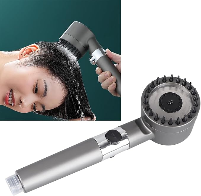 Adjustable High-Pressure Shower Head with Water Saving Filter – Ideal for Eco-Friendly Spa-Like Bathing Image