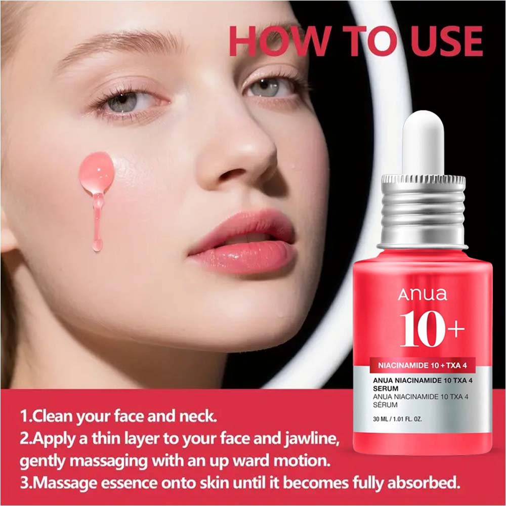 Anua Niacinamide 10% + TXA 4% Serum - 30ml Brightening, Pore Refining & Dark Spot Treatment for All Skin Types Image