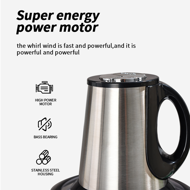 Stainless Steel Electric Blender & Meat Grinder - Portable Multifunction Food Processor for Kitchen, Safe & Low-Noise Image