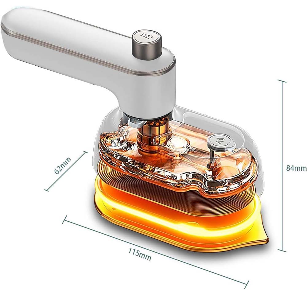 Handheld Steam Iron - 2-in-1 Garment Steamer & Dry Iron, Fast Heating, Rotatable Handle for Home & Travel Image