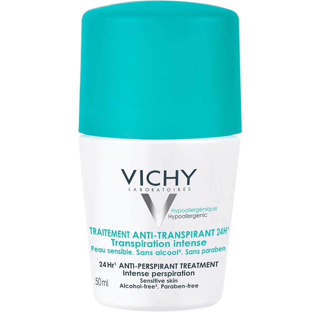 Vichy 48H Anti-Perspirant Deodorant - Intensive Treatment for Long-Lasting Protection & Freshness, 50ml Image