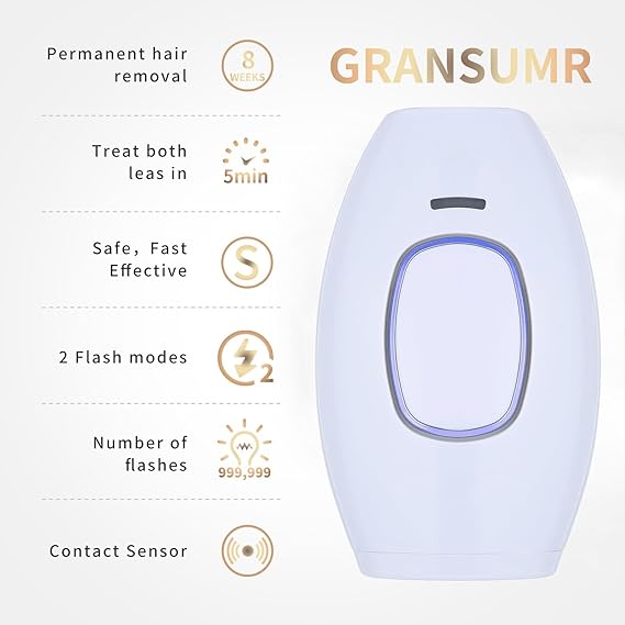 Home Use IPL Beauty Device – Permanent Hair Removal for Whole Body, Painless Laser Hair Removal Device for Women and Men Image
