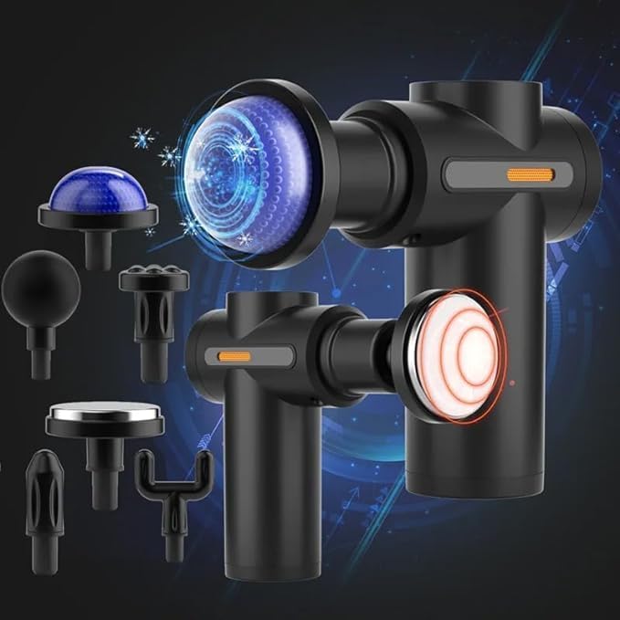 New Mini Massage Gun | Revolutionizing Muscle Relaxation with Hot and Cold Therapy | Compact Relief for Sore Muscles Image