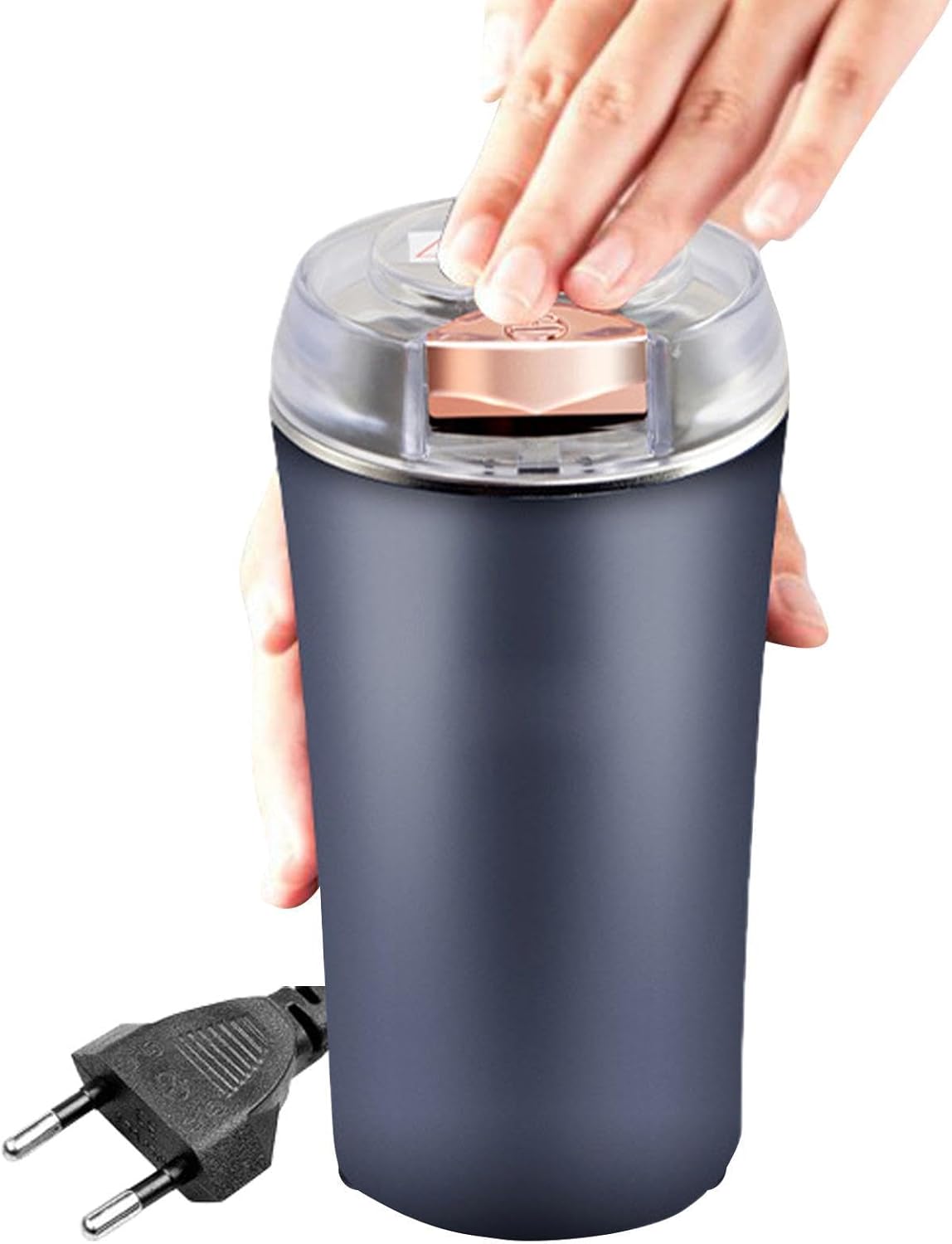 Small Stainless Steel Coffee Grinder - Powerful Electric Spice & Coffee Bean Grinder for Home, Compact & Multi-Purpose Image