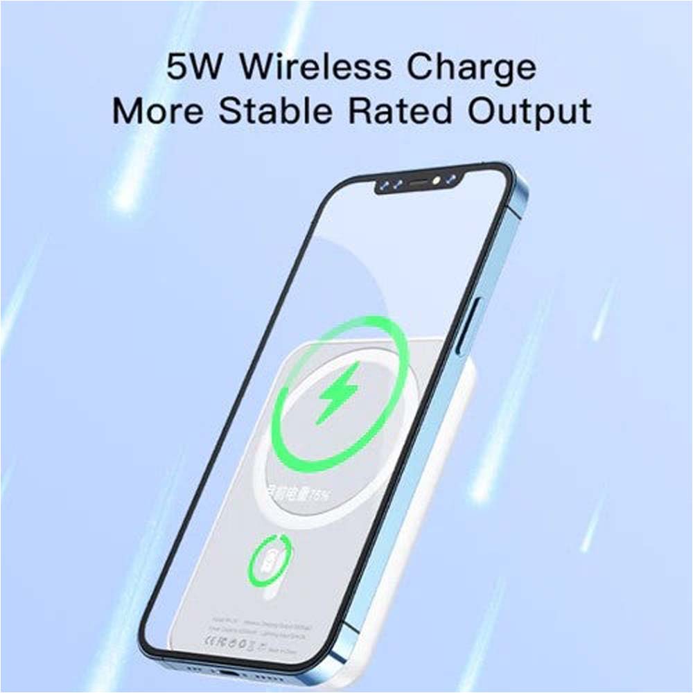 YP29 Magnetic Power Bank - 5000mAh Wireless Charger, Compact Portable Battery Pack for Phones, Compatible with MagSafe Image