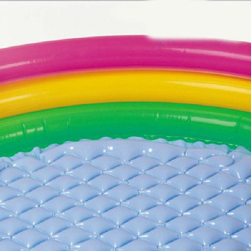 3 Rings Inflatable Sunset Glow Pool | Colorful Swimming Pool for Babies and Toddlers Image