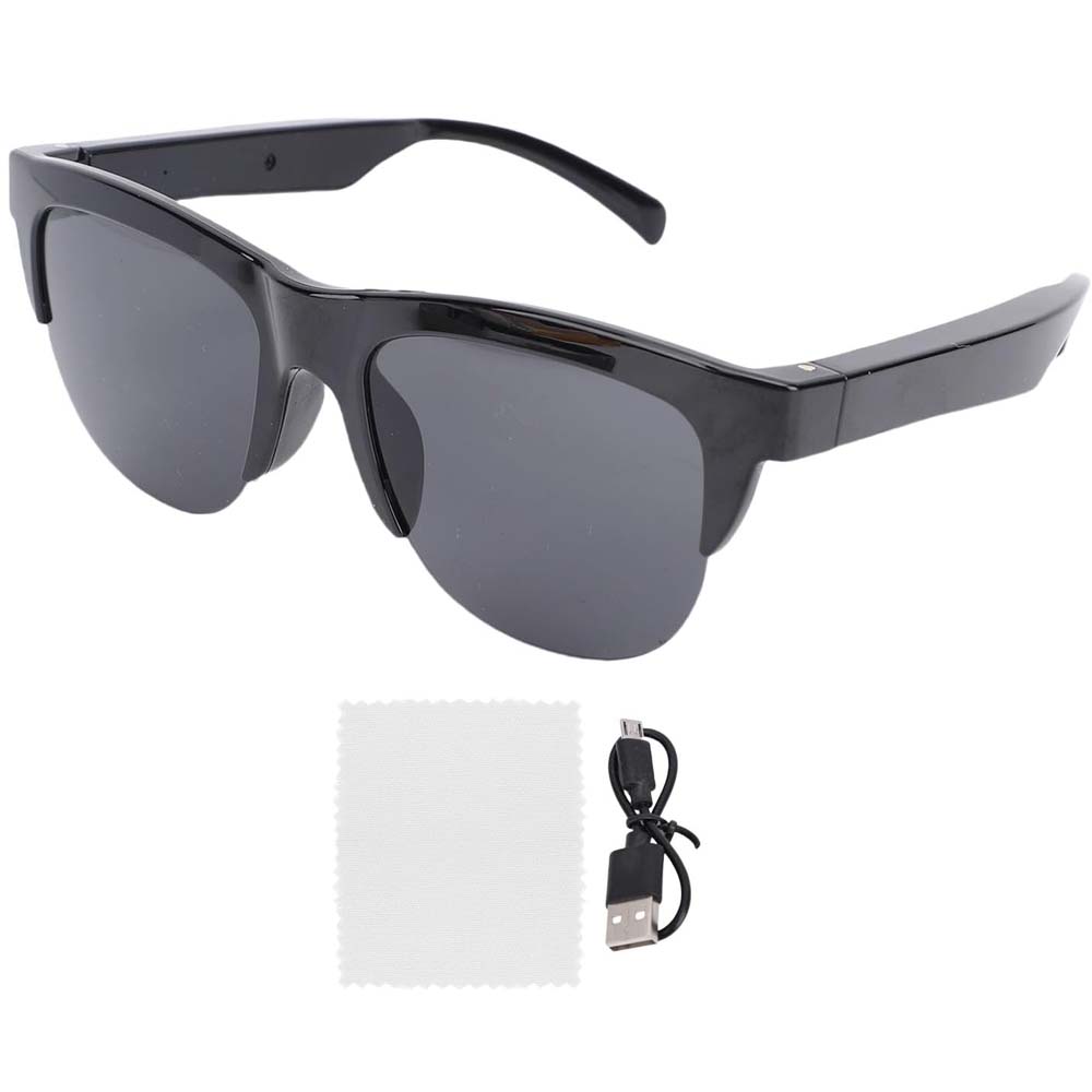 F06 Smart Glasses - Bluetooth 5.4 Audio Sunglasses w/ Speaker, Blue Light Filter, Voice Control & IP54 Waterproof for Music/Calls Image