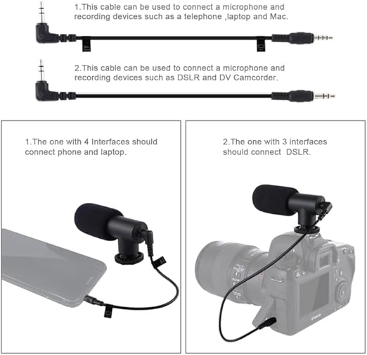 4-in-1 Vlogging Live Broadcast LED Selfie Fill Light Kit – Smartphone Video Rig with Microphone, Tripod Mount, and Cold Shoe Tripod Head - Blue Image