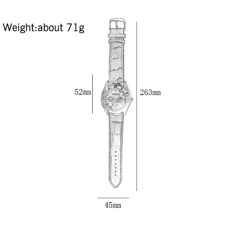 Cigarette Lighter Watch | Casual USB Charging Lighter with Heating Wire for Men (Golden) Image