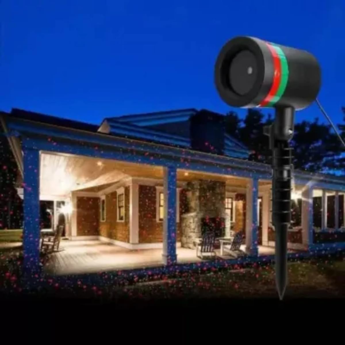 Indoor and Outdoor Laser Light Projector | Instantly Illuminate Your Home with Thousands of Dazzling Stars | Perfect for Parties, Holidays, and Décor Image