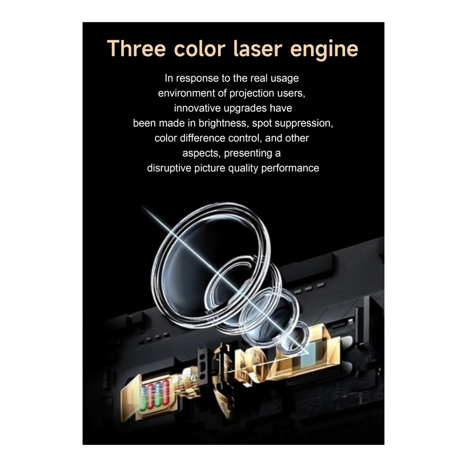 U8 Pro Movie Projector | Elevate Your Home Cinema with Full HD, 6GB RAM, Android OS | Immersive Entertainment Image