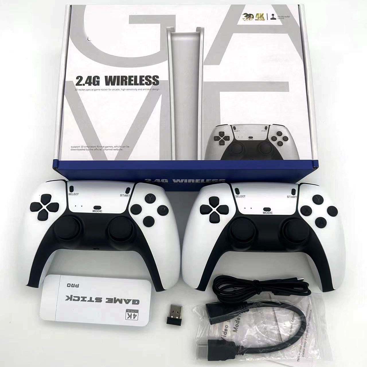 Newest 64G TV M15 Game Stick – Lite 4K Retro Game Console with 20,000 Built-In Games Image