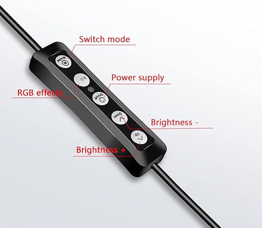 MJ38 RGB 25W Soft Ring Light | 38cm USB-Powered with Tripod & Smartphone Stand for Live Streaming and Content Creation Image