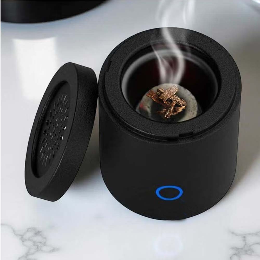 BK-208 Portable Electric Bakhoor Burner - Mini Travel Incense Heater for Car, Home & Office, Charcoal-Free Operation Image