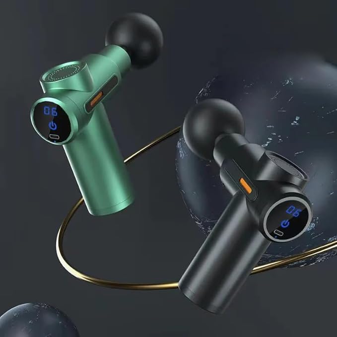 New Mini Massage Gun | Revolutionizing Muscle Relaxation with Hot and Cold Therapy | Compact Relief for Sore Muscles Image