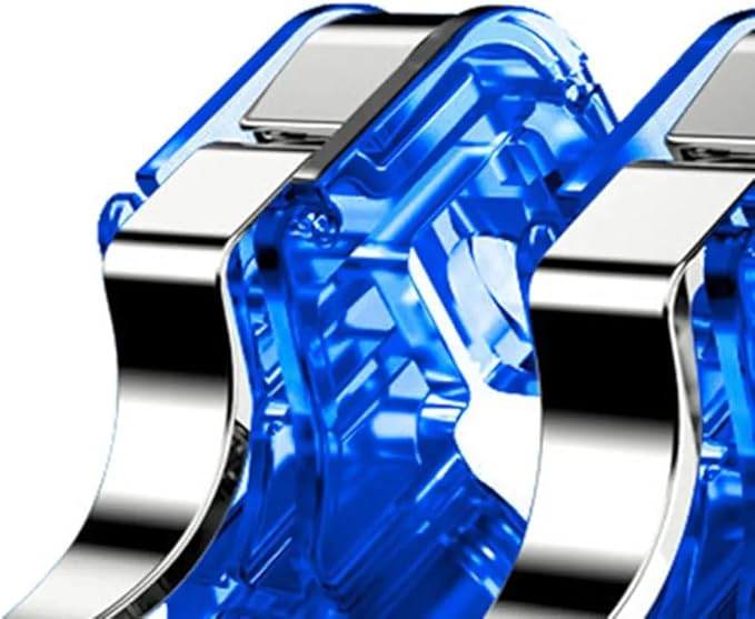 Metal Smartphone Mobile Gaming Trigger for PUBG – Gamepad Fire Button Aim Key L1 R1 Shooter Controller Image