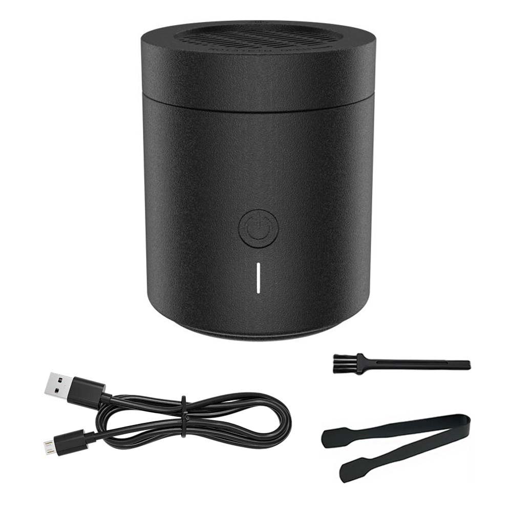 BK108 Charcoal Arabic Bakhoor Burner - Portable Electric Incense Burner for Middle Eastern Bakhoor, Traditional Scent Diffusion Image