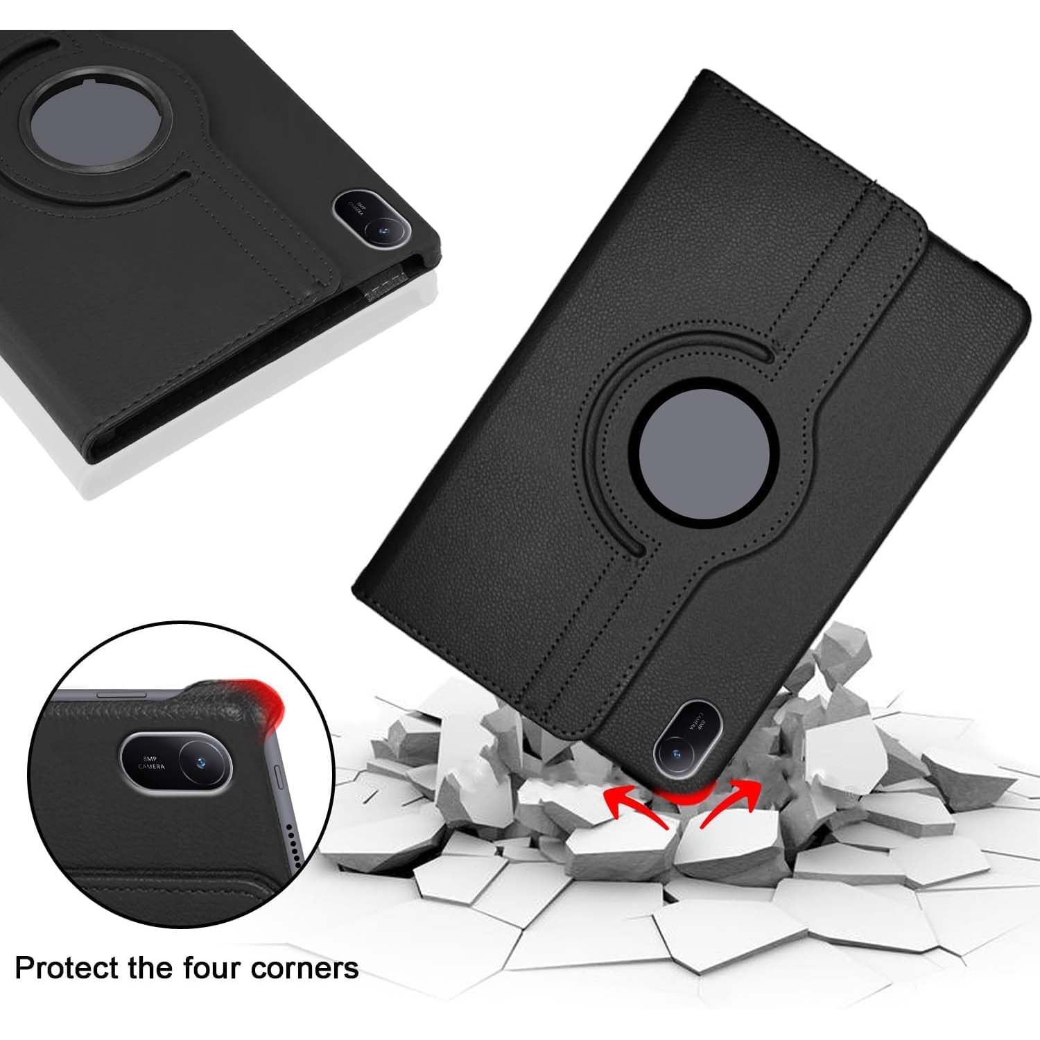 360° Rotating Leather Stand Cover Case Compitable for Huawei MatePad 11 2024 - with Auto Wake/Sleep (Multi Colour) Image